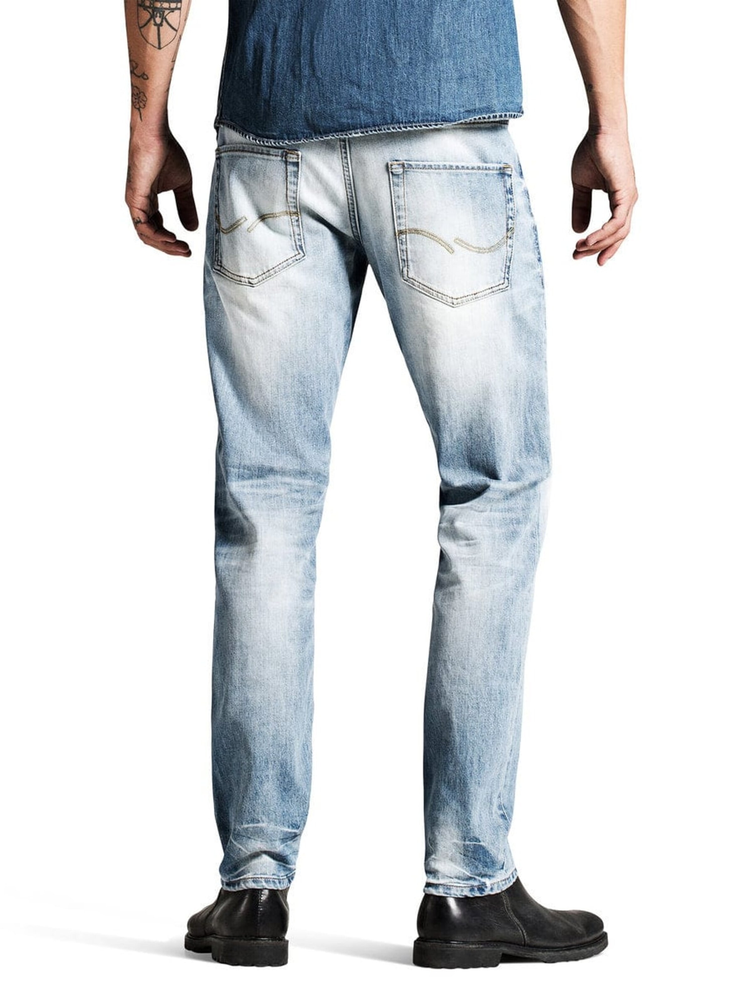 JACK & JONES Baggy Jeans in Blauw