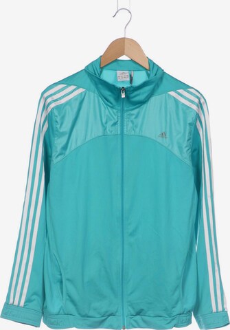 ADIDAS PERFORMANCE Sweatshirt & Zip-Up Hoodie in XL in Green: front