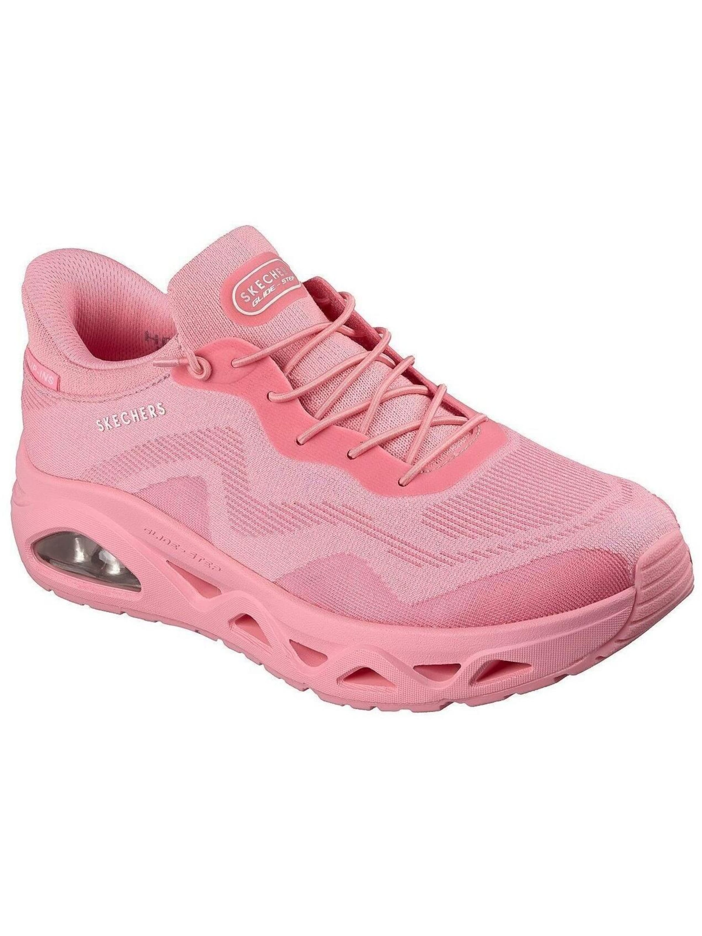 SKECHERS Athletic Shoes 'Skechers Uno Glide-step - Air Gliders' in Pink: front
