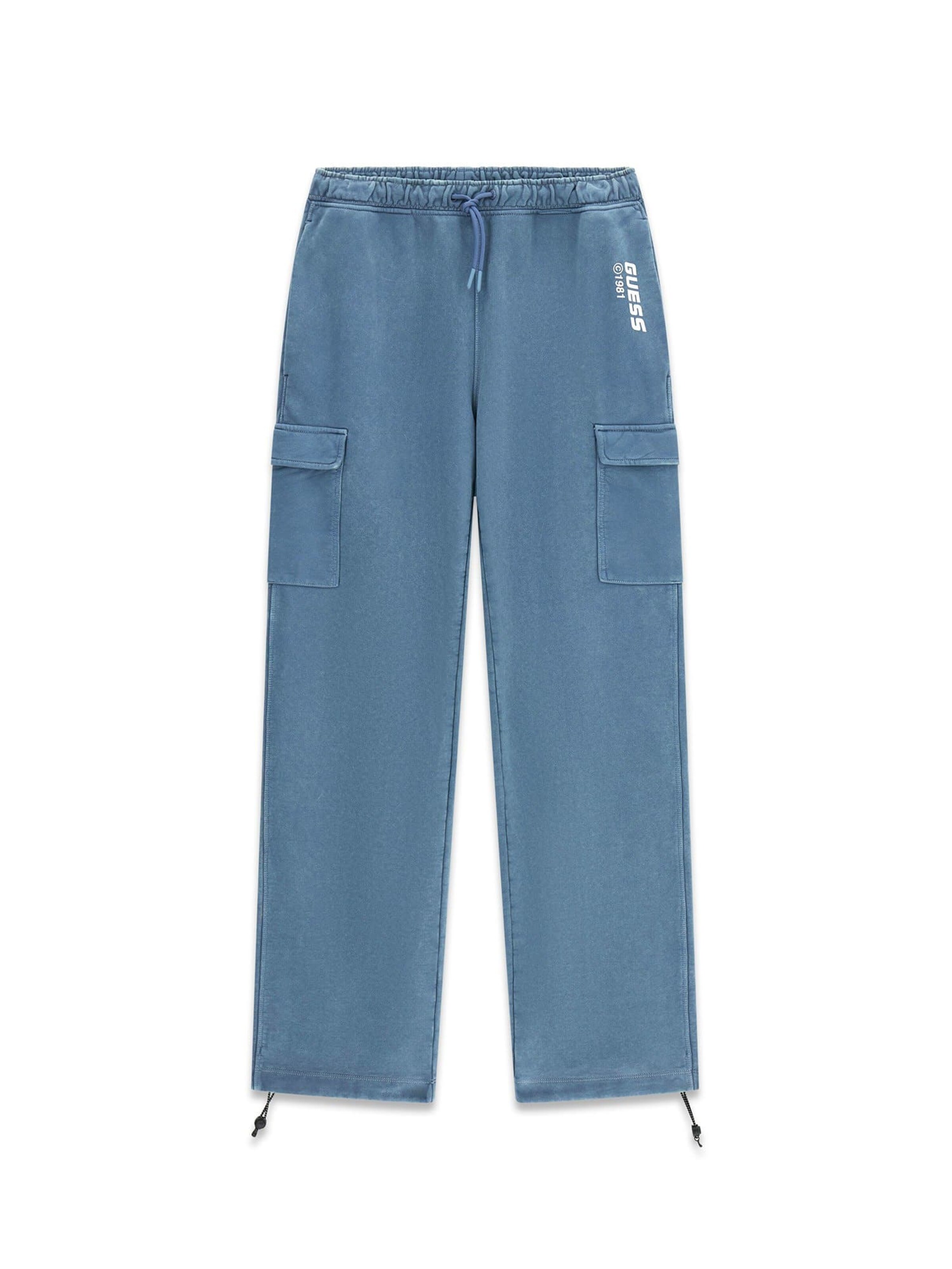 GUESS Regular Cargohose in Blau: Vorderseite