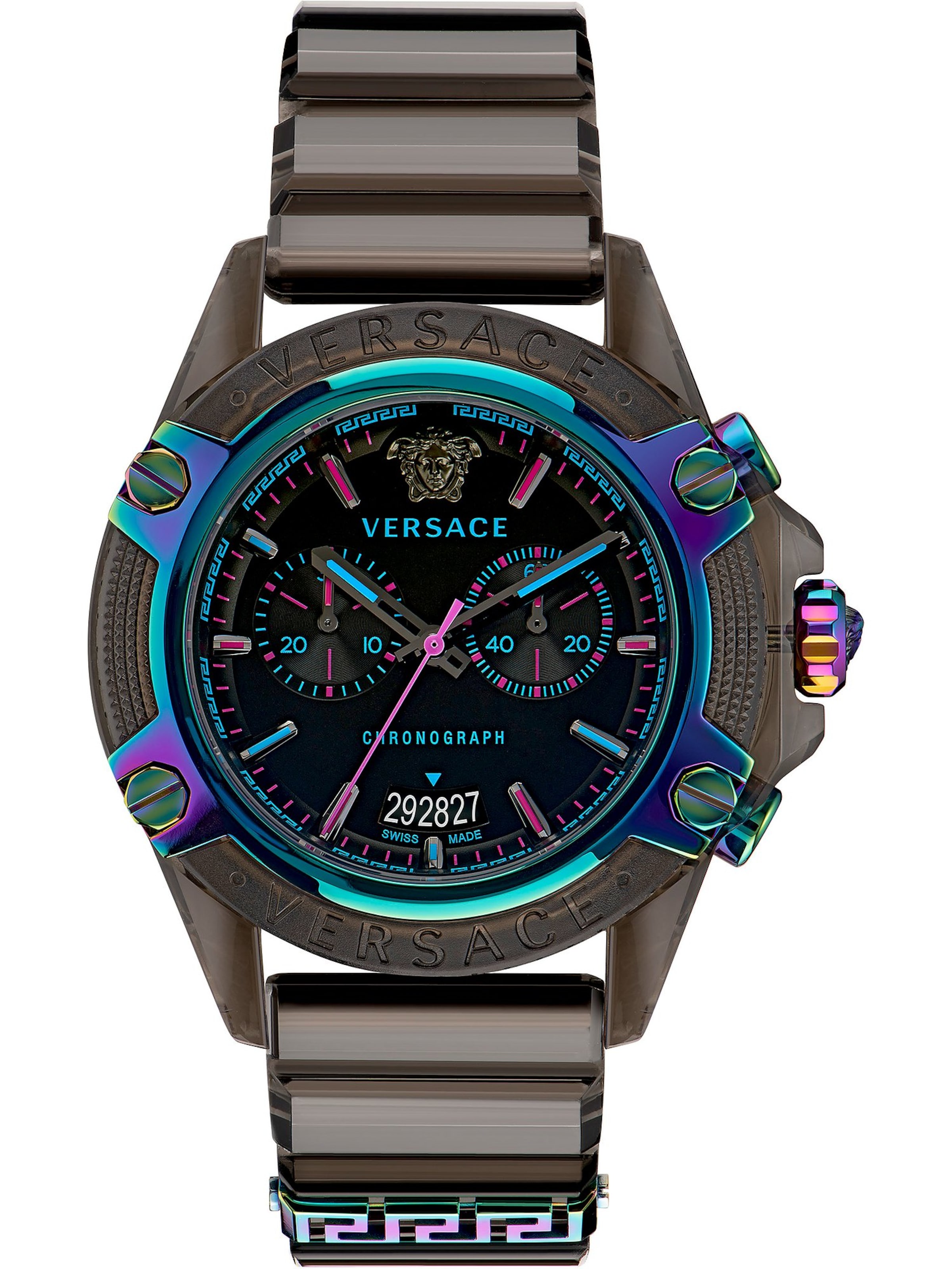 VERSACE Analog watch in Grey: front