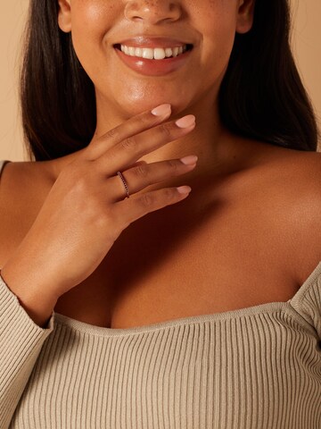 Lucardi Ring 'Chic' in Silver: front