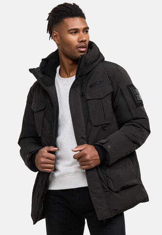 STONE HARBOUR Winter jacket 'Edriik XX' in Black: front