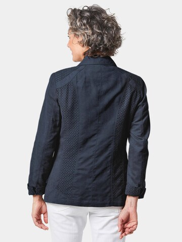 Goldner Blazer in Blau