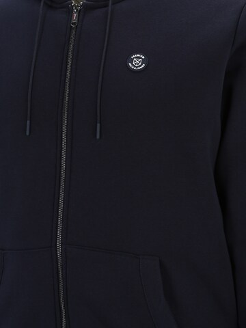 Jack & Jones Plus Sweatjacke 'JPRBLUMason' in Blau