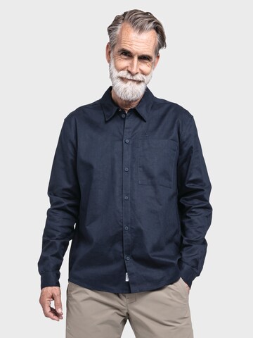 Fit confort Chemise fonctionnelle ' Urban Shirt Style Chanduy MNS ' Schöffel en bleu : devant