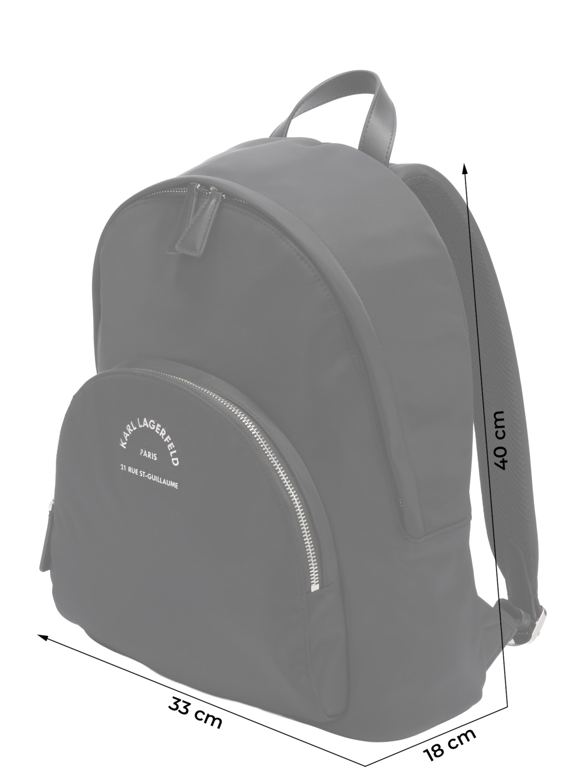 Karl Lagerfeld Reppu värissä musta