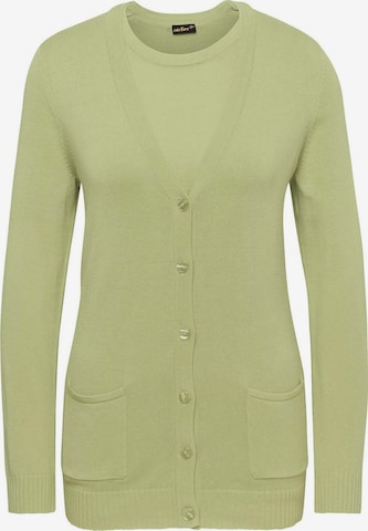 Goldner Knit cardigan in Green: front