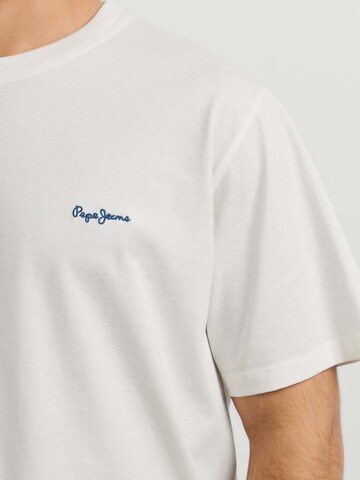 Pepe Jeans Shirt 'PORTOBELLO' in Weiß