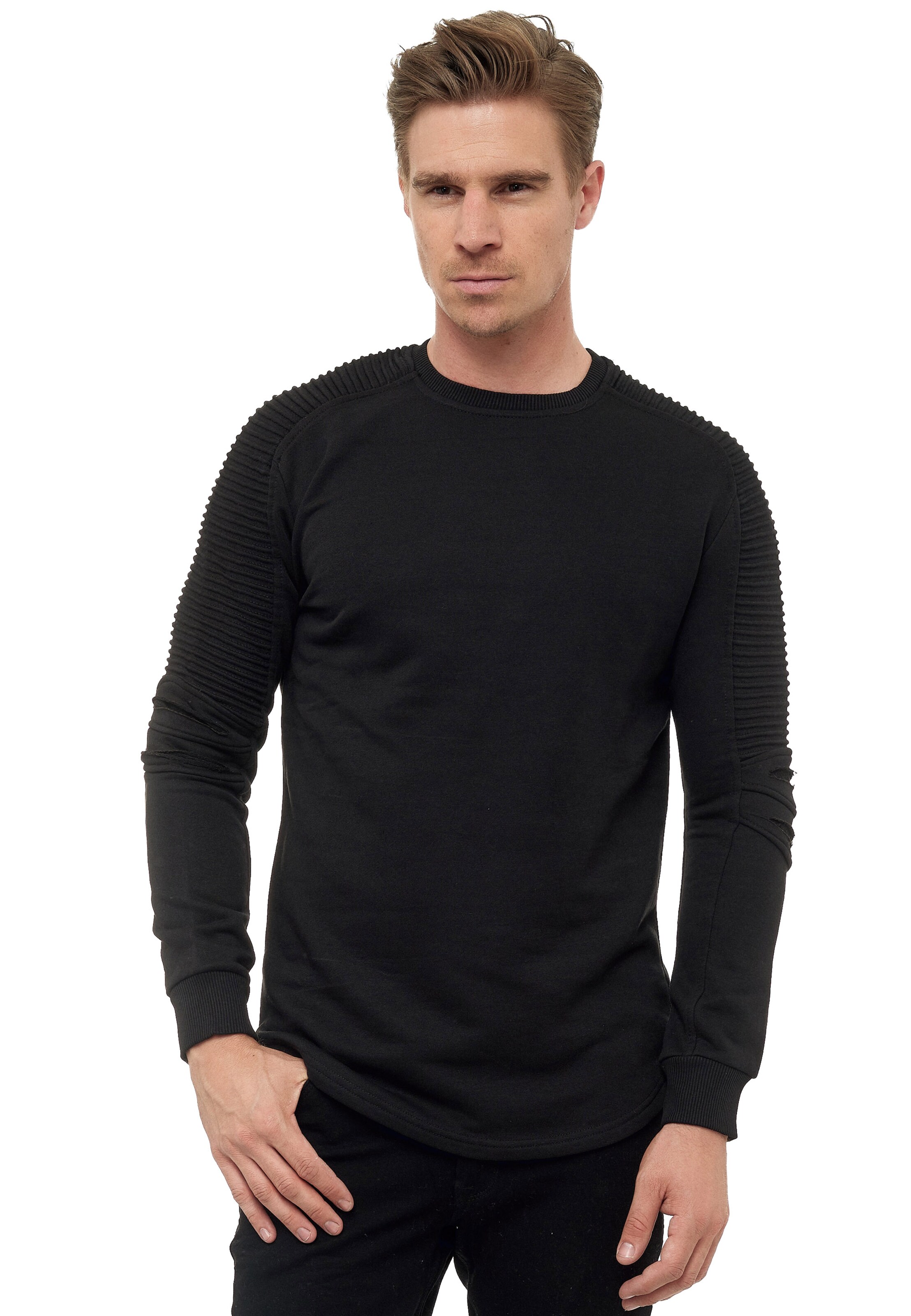 Rusty Neal Sweatshirt in Black: front