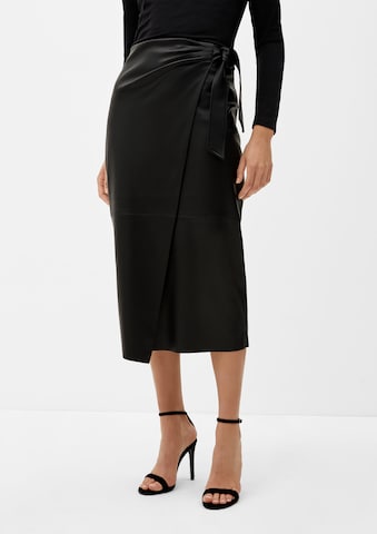 s.Oliver BLACK LABEL Rok in Zwart: voorkant