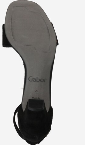 GABOR Remienkové sandále - Čierna
