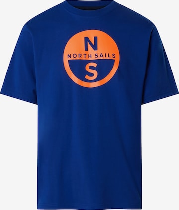 North Sails T-Shirt in Blau: Vorderseite