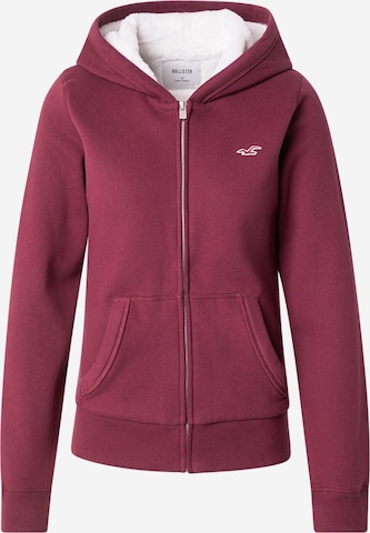 raudona HOLLISTER Džemperis 'NOV1': priekis