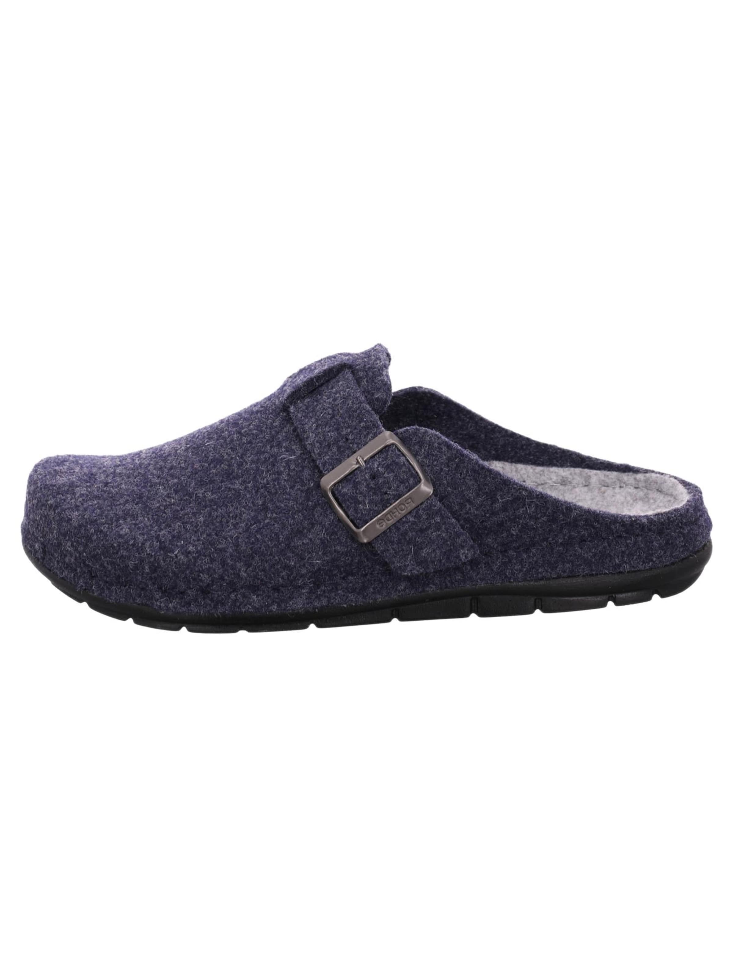 ROHDE Slippers 'Rodigo-H' in Blue: front