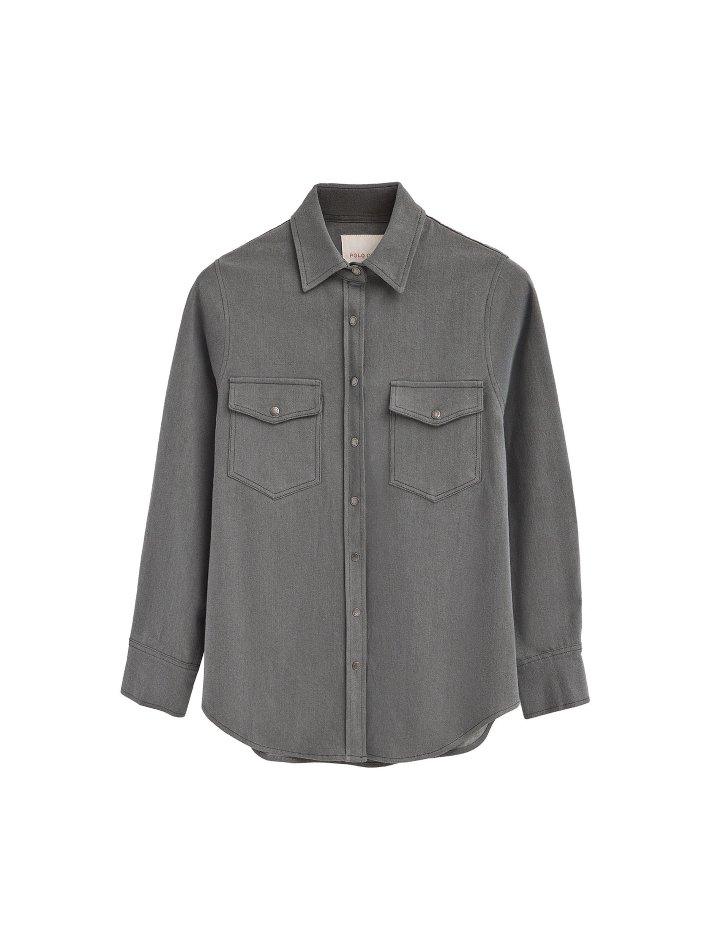 Polo Club Shirt in Grey denim, Item view