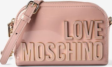 Sac à bandoulière Love Moschino en rose : devant