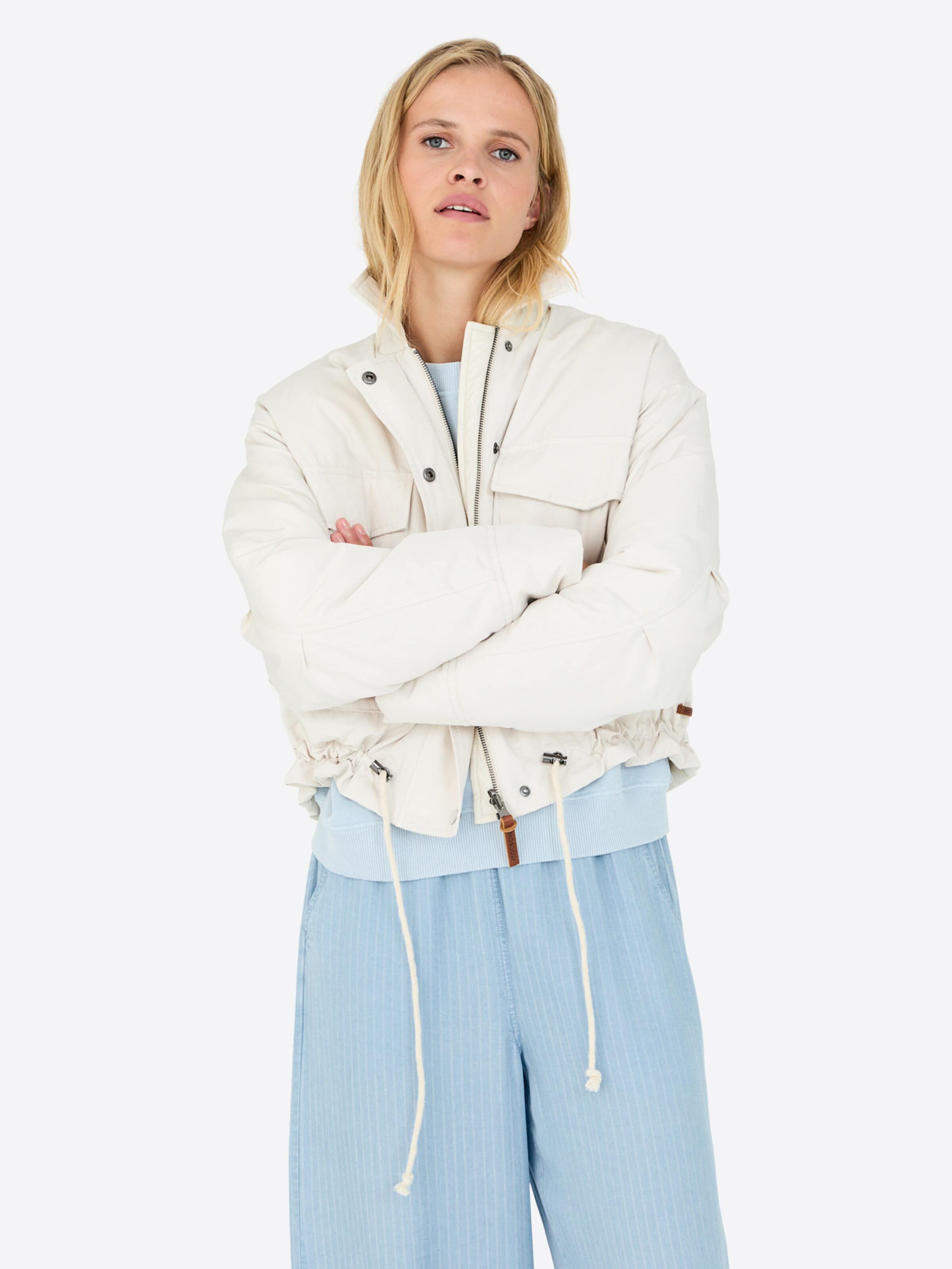 MSCW Summer Coat 'Hameli' in Beige: front