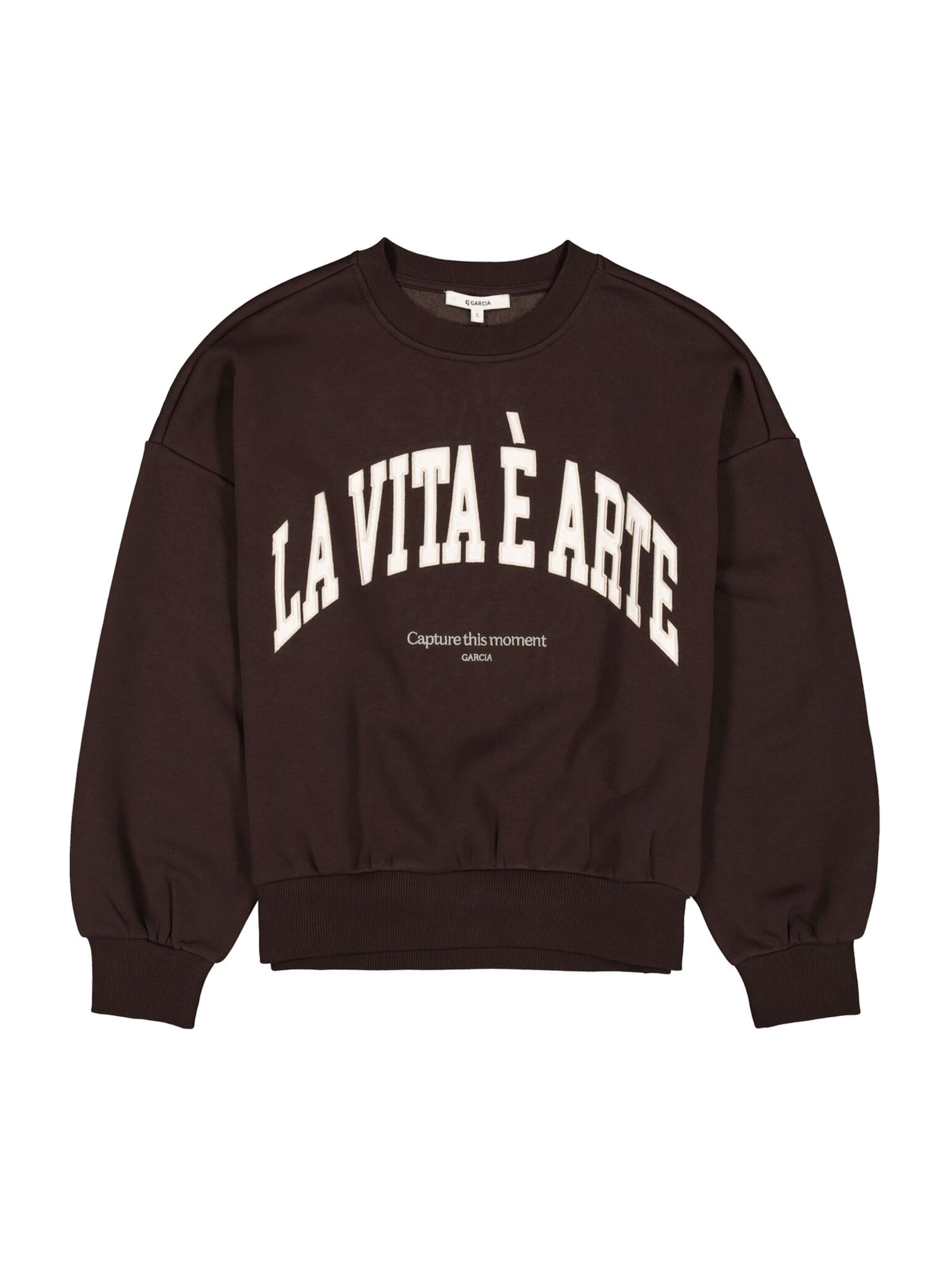 GARCIA Sweatshirt in Brown: front