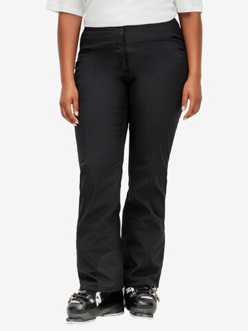 SHEEGO Regular Outdoor Pants in Black: front