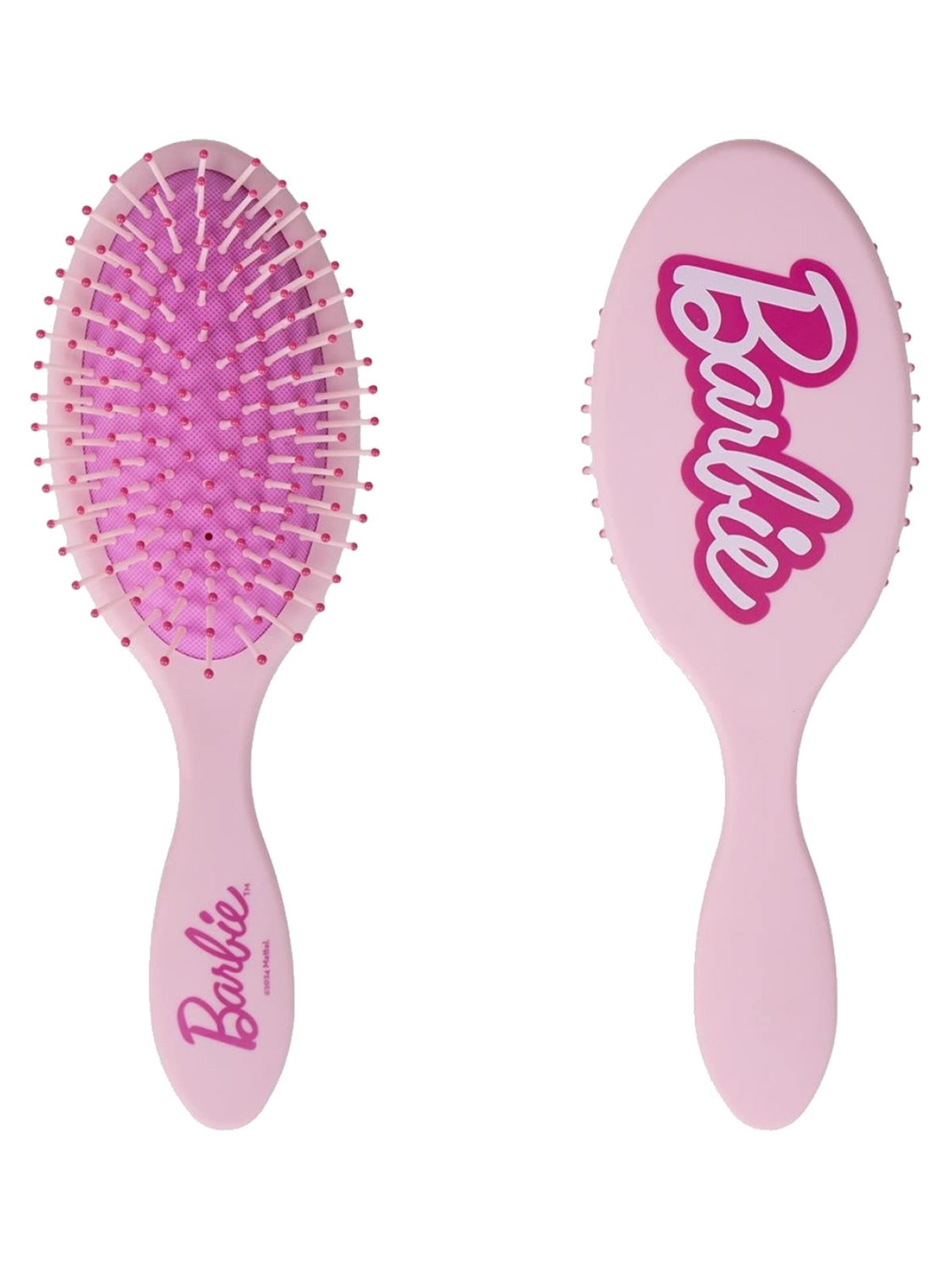 BARBIE Set 'Barbie Beauty Set Haarborstel Toilettas Haar scrunchies Cadeauverpakking' in Roze