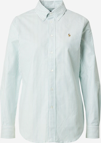 Camicia da donna di Polo Ralph Lauren in verde: frontale