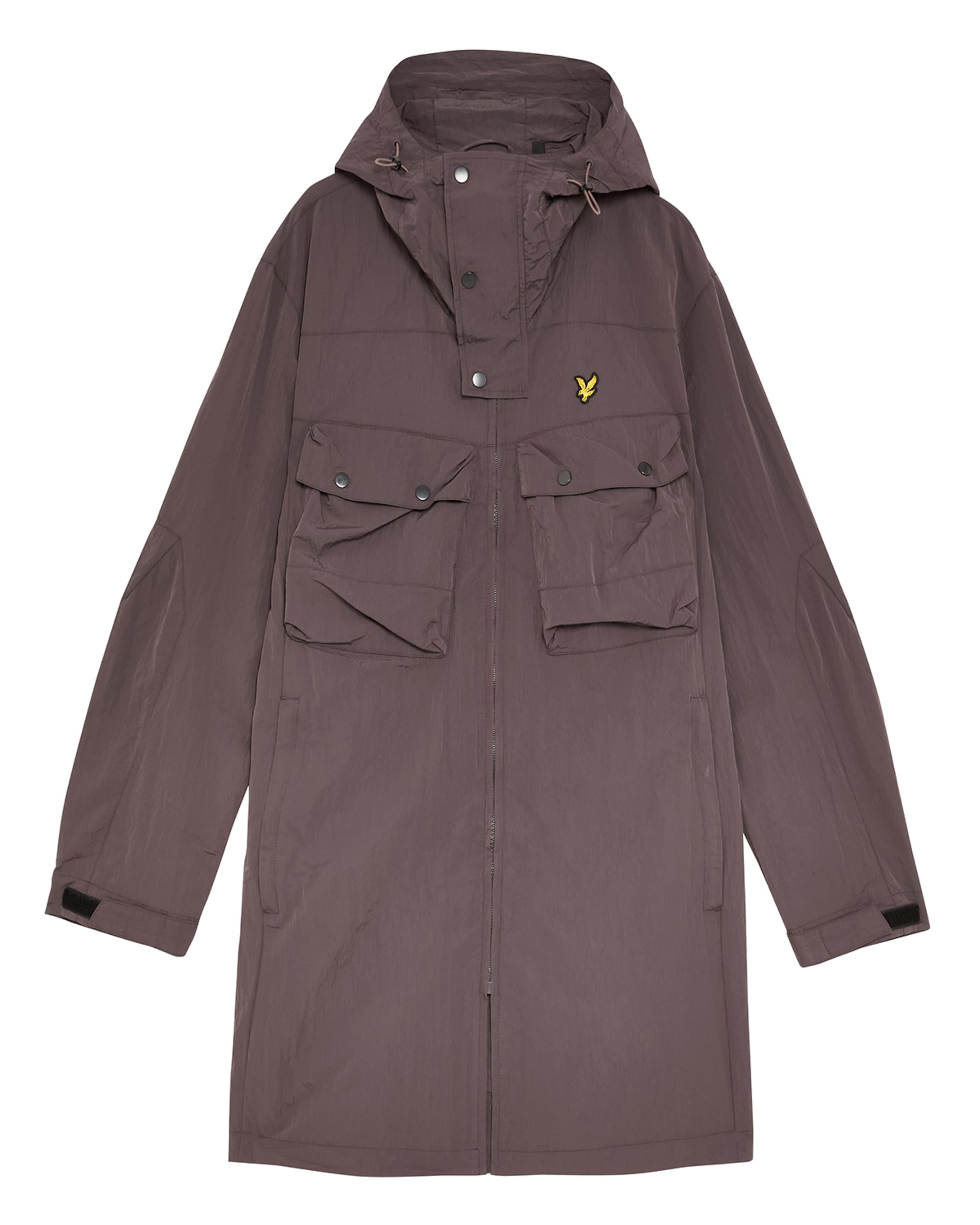 Lyle & Scott Tussenjas in Bruin: voorkant