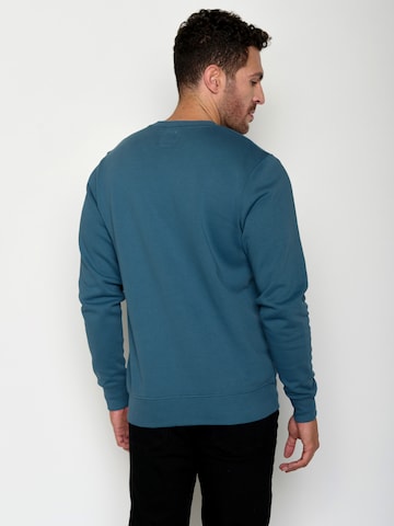 Sweat-shirt 'Wild Basic' GREENBOMB en bleu
