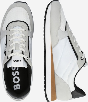 BOSS Black Sneakers laag 'Kai' in Wit