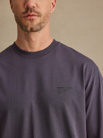 DAN FOX APPAREL Shirt 'Mirac' (GOTS) in Grau