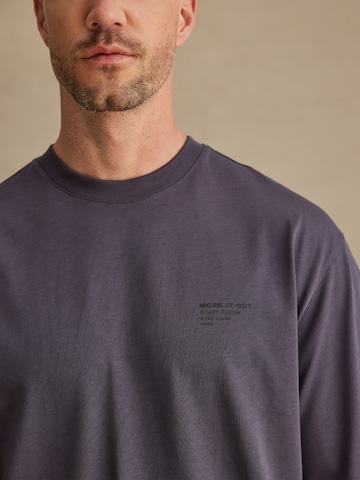 DAN FOX APPAREL Shirt 'Mirac' (GOTS) in Grau