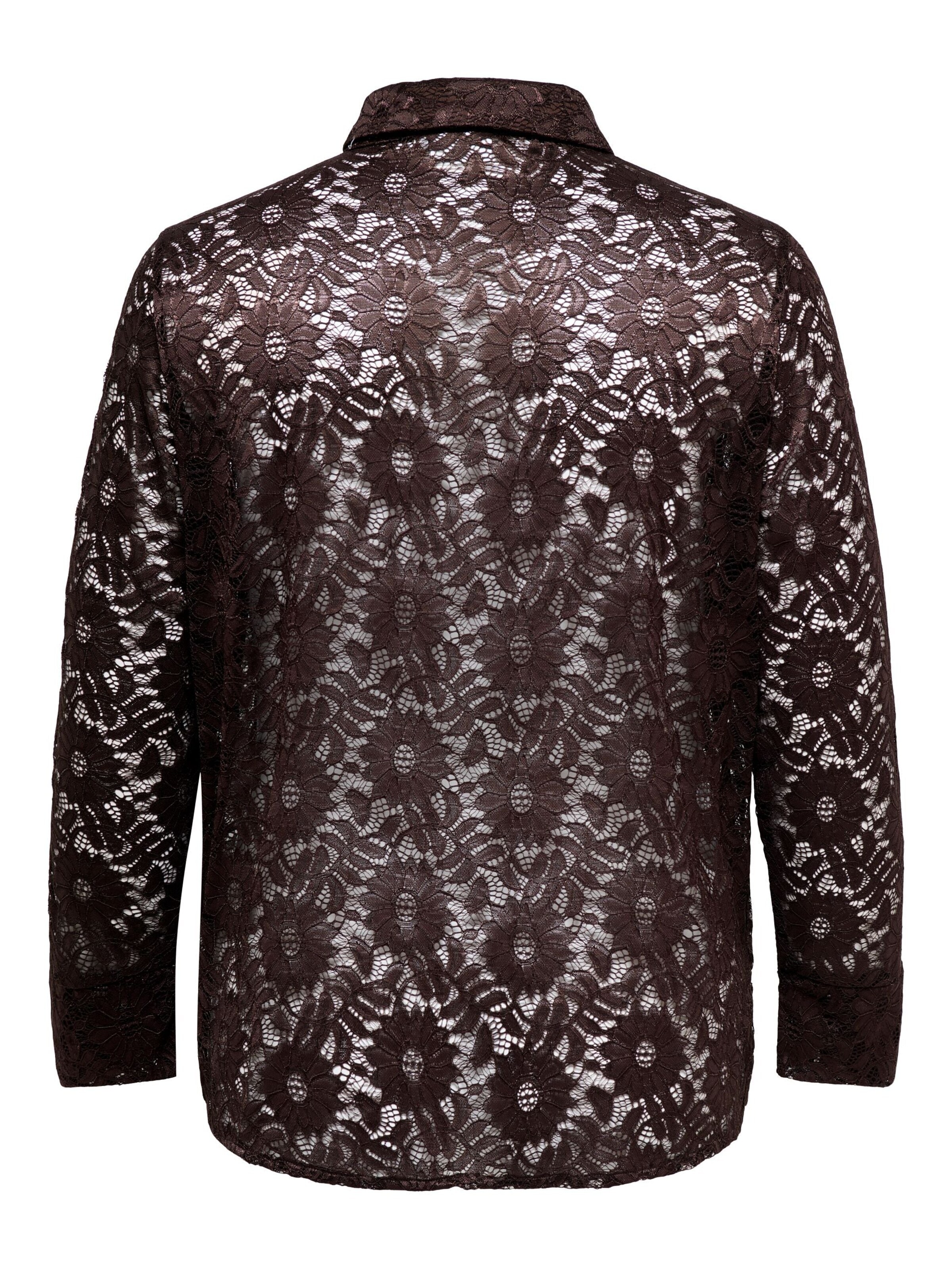 ONLY Carmakoma Shirt '15380942' in Brown