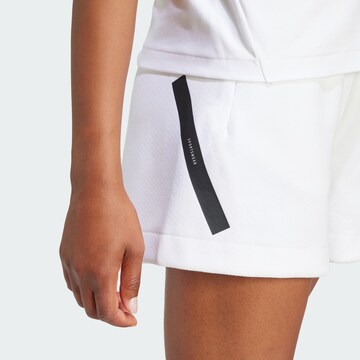 ADIDAS SPORTSWEAR Loosefit Sportbroek 'Z.N.E.' in Wit