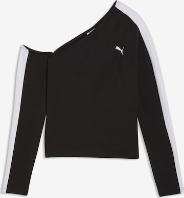 PUMA Shirt 'T7' in Schwarz: Vorderseite