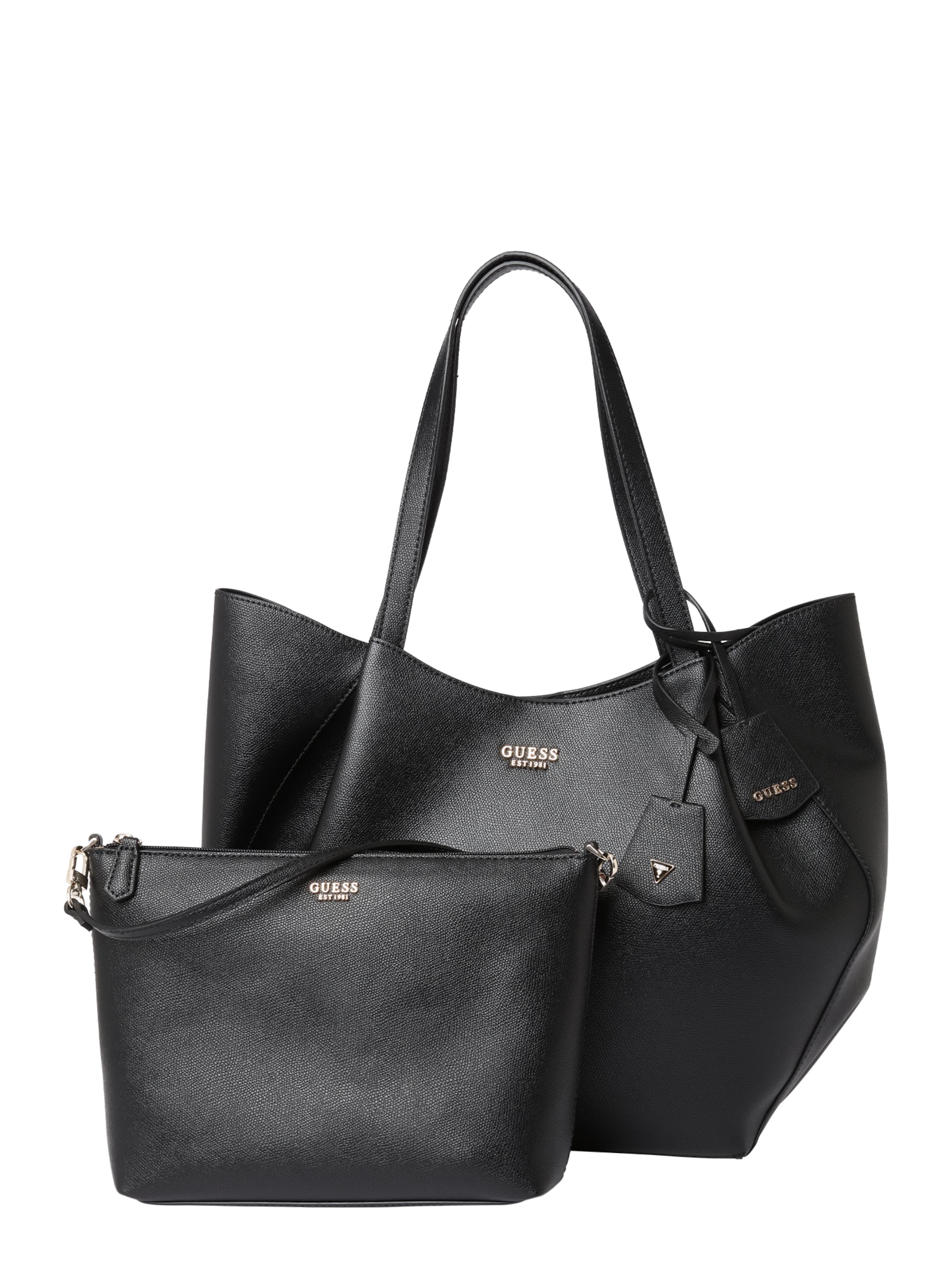 GUESS Shopper 'Amorette 2 In 1 Tote' in Zwart