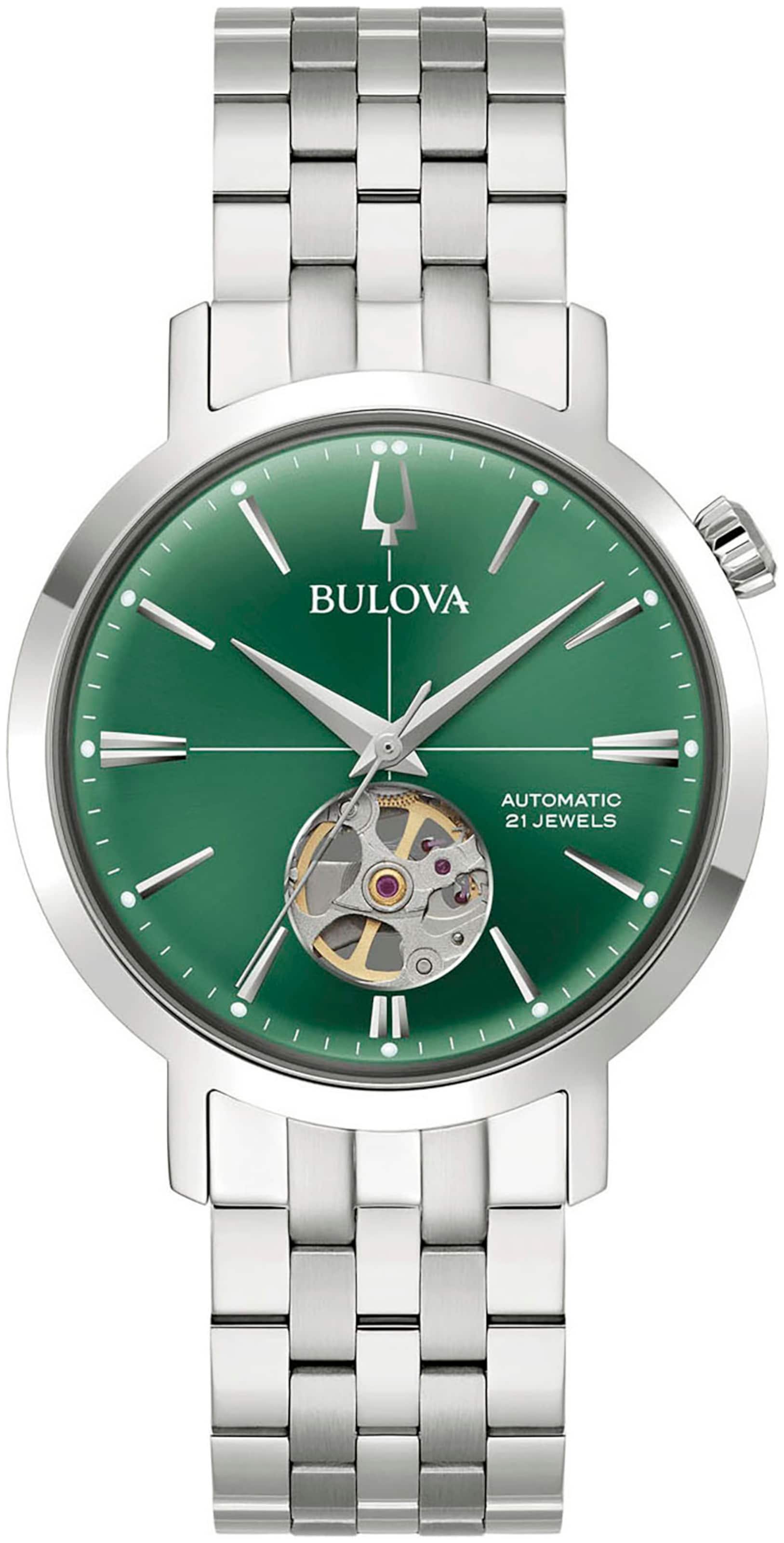 Bulova Analog Watch in Silver: front