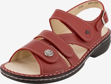 Finn Comfort Sandaal 'Gomera' in Rood: voorkant