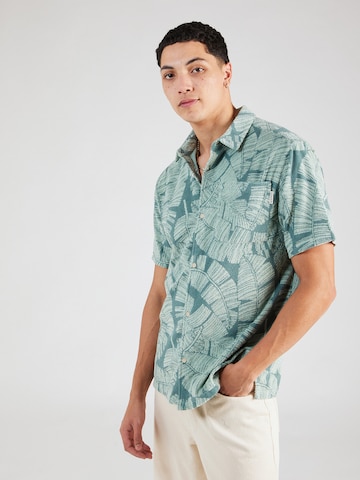 Iriedaily - Regular Fit Camisa 'Bananos' em verde: frente