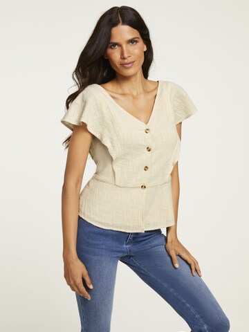 heine Bluse i beige: forside