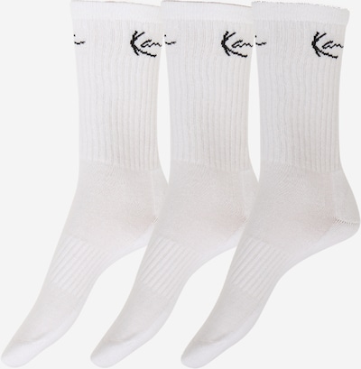 Karl Kani Chaussettes en noir / blanc, Vue avec produit