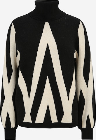 OBJECT Petite Sweater 'RAY' in Black: front