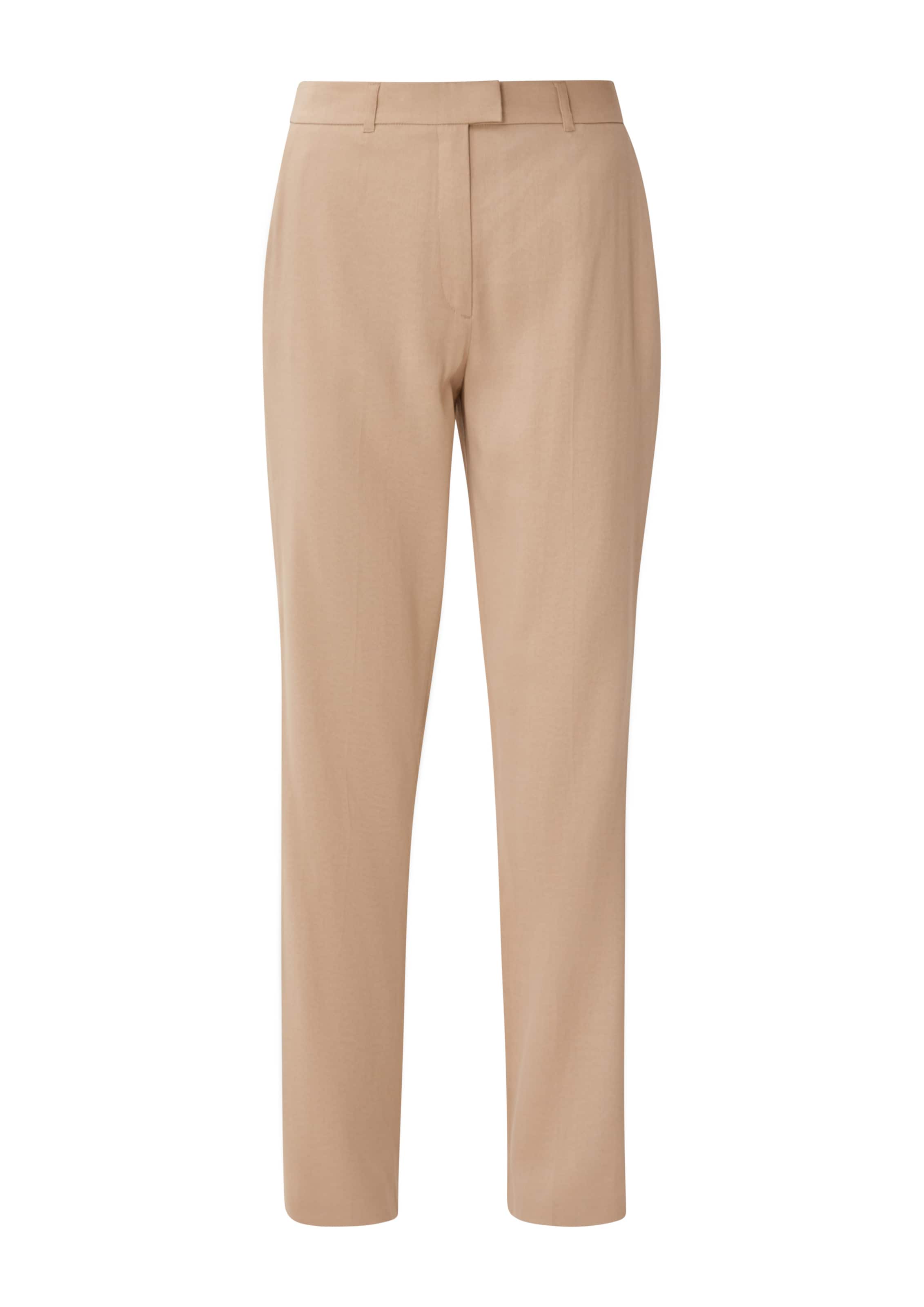 Regular Pantalon chino s.Oliver BLACK LABEL en beige : devant