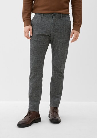 s.Oliver Slim fit Chino Pants in Grey: front