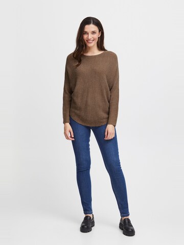 Pull-over ' ERETTA ' Fransa en marron