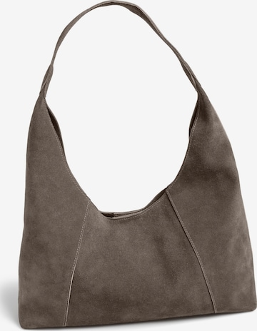 PIECES - Bolso de hombro 'PCJoye' en marrón: frente