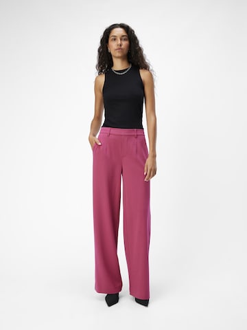 OBJECT Wide leg Broek 'LISA' in Rood