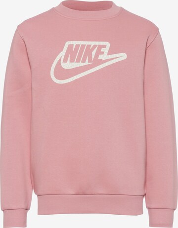 Nike Sportswear Sweatshirt 'Club' in Pink: front