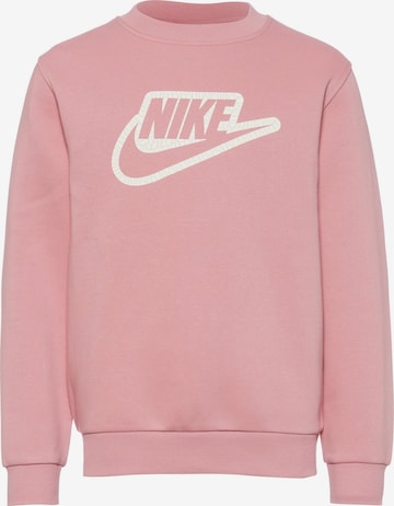 Nike Sportswear Sweatshirt 'Club' in Pink: front