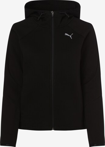 PUMA Sweatjacke in Schwarz: predná strana