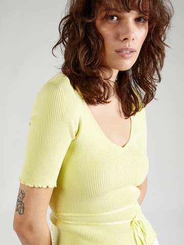 HUGO Red Sweater 'Simble' in Yellow